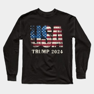 USA Trump 2024 Long Sleeve T-Shirt